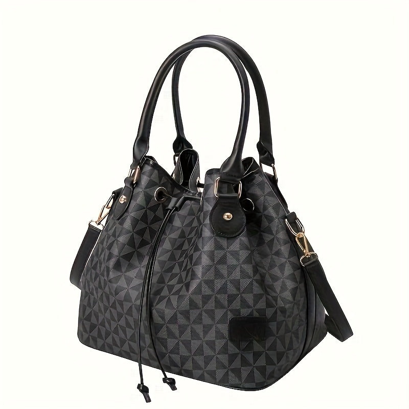Tote Bag for Women – for Work & Everyday Use, Bucket Korean Fashion Retro Casual – detail view 16