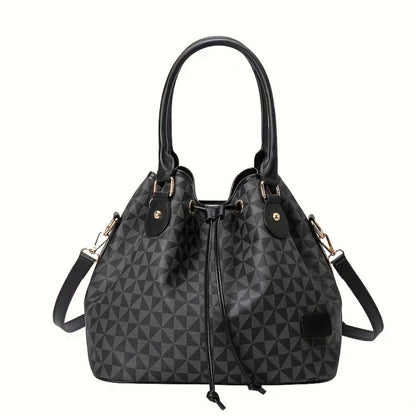 Tote Bag for Women – for Work & Everyday Use, Bucket Korean Fashion Retro Casual – detail view 12