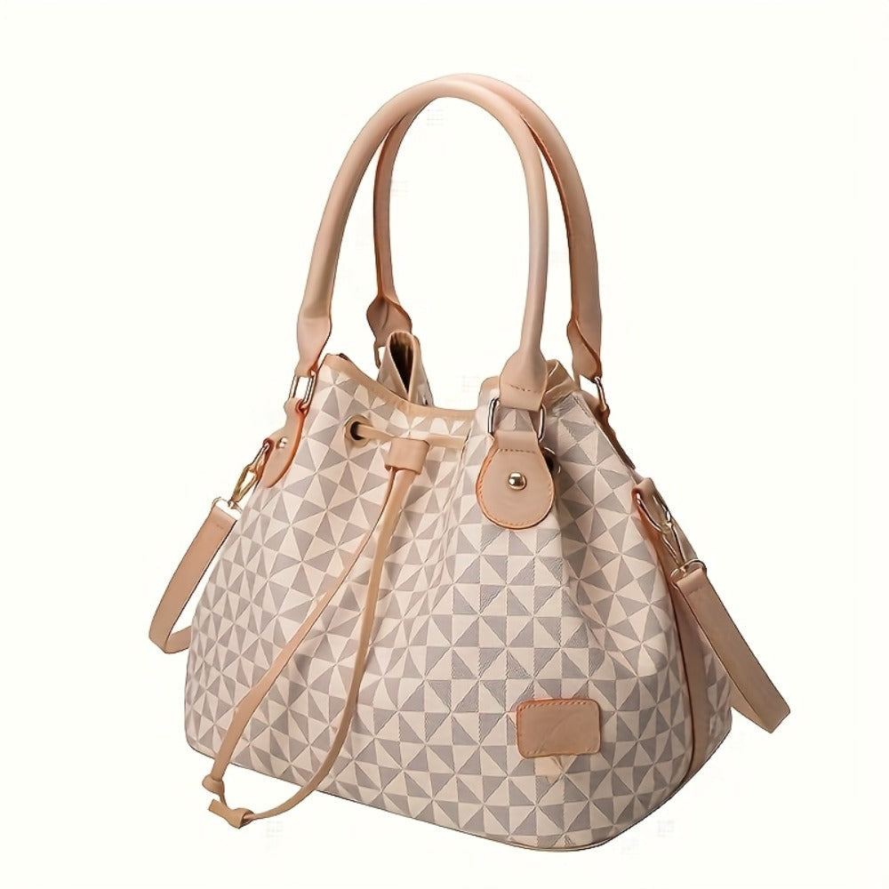 Tote Bag for Women – for Work & Everyday Use, Bucket Korean Fashion Retro Casual – detail view 6