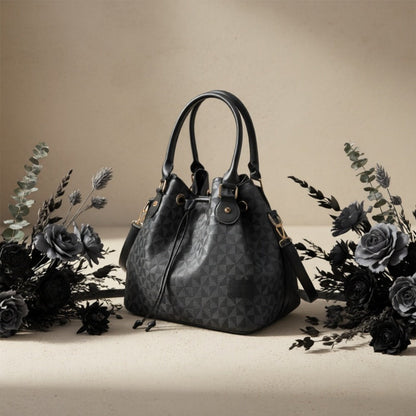 Tote Bag for Women – for Work & Everyday Use, Bucket Korean Fashion Retro Casual – detail view 8