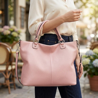 Tote Bag for Women – for Work & Everyday Use, Soft Leather Premium Spacious Work – detail view 8
