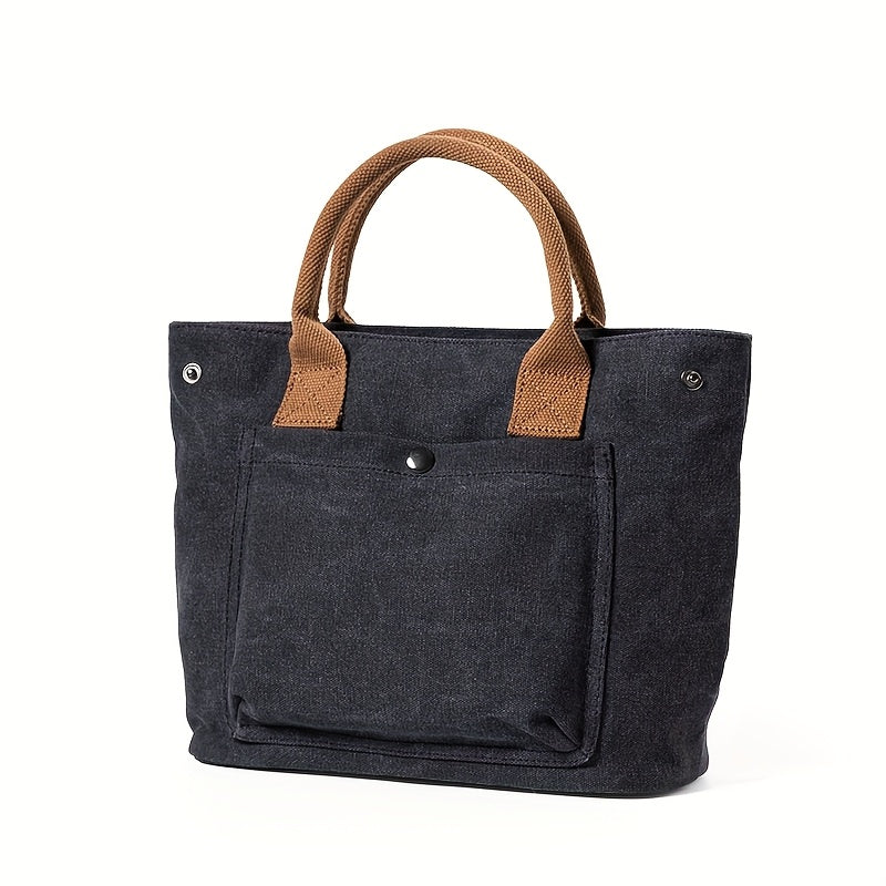 Tote Bag for Women – for Work & Everyday Use, Vintage Fabric Thickened Literary Style – detail view 16