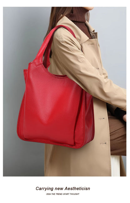 Tote Bag for Women – Genuine Leather, for Travel – detail view 10