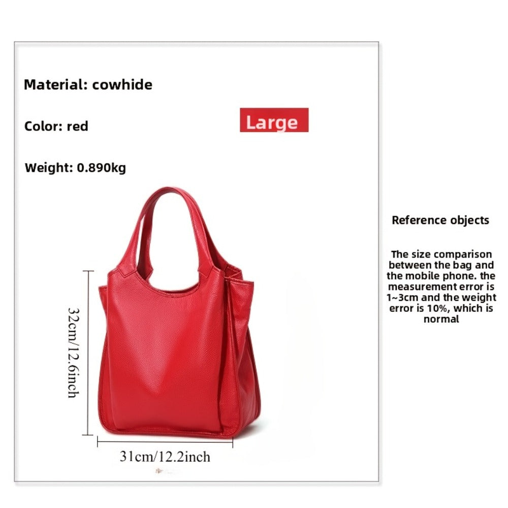 Tote Bag for Women – Genuine Leather, for Travel – detail view 2