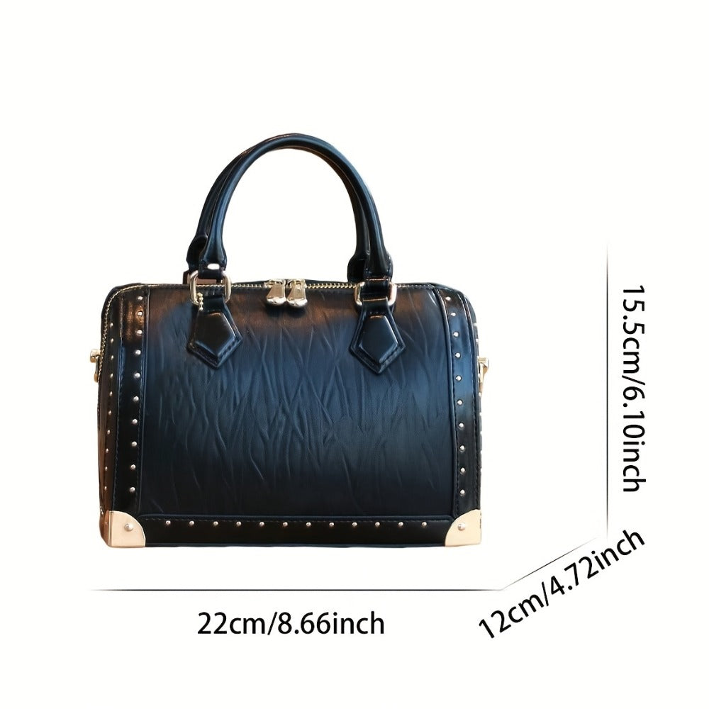 Tote Bag for Women – Large Capacity, Boston Pillow Large Capacity Vintage – detail view 6