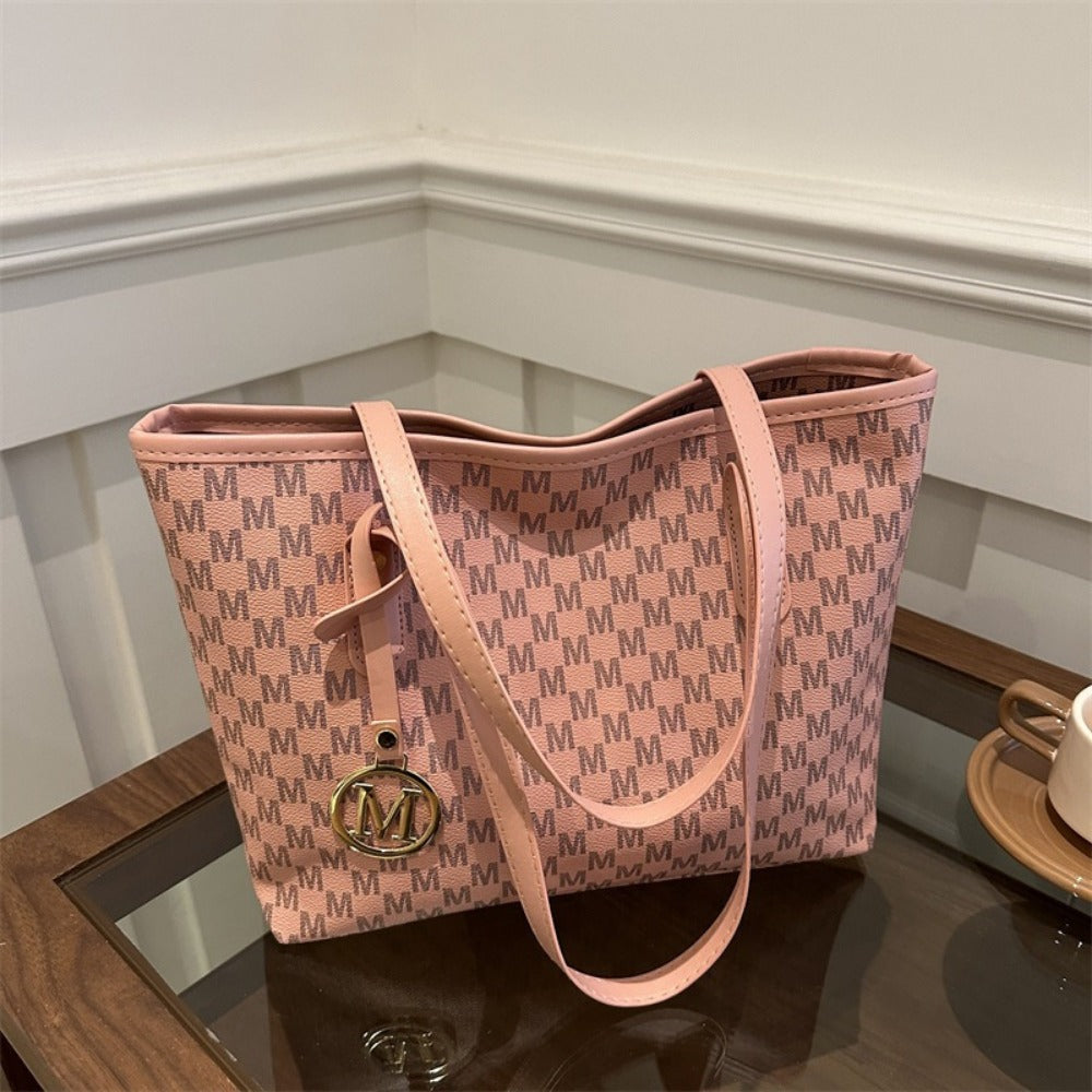 Tote Bag for Women – Large Capacity, Checkered Large Capacity Retro Plaid – detail view 23