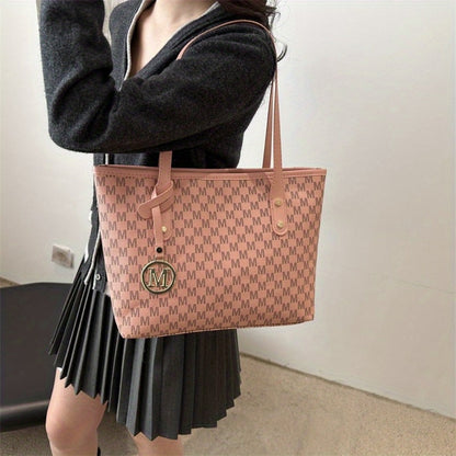 Tote Bag for Women – Large Capacity, Checkered Large Capacity Retro Plaid – detail view 33
