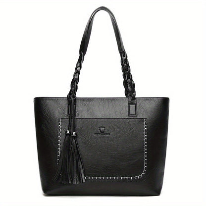 Tote Bag for Women – Large Capacity, Fringe Large Capacity Minimalist Boho – detail view 19