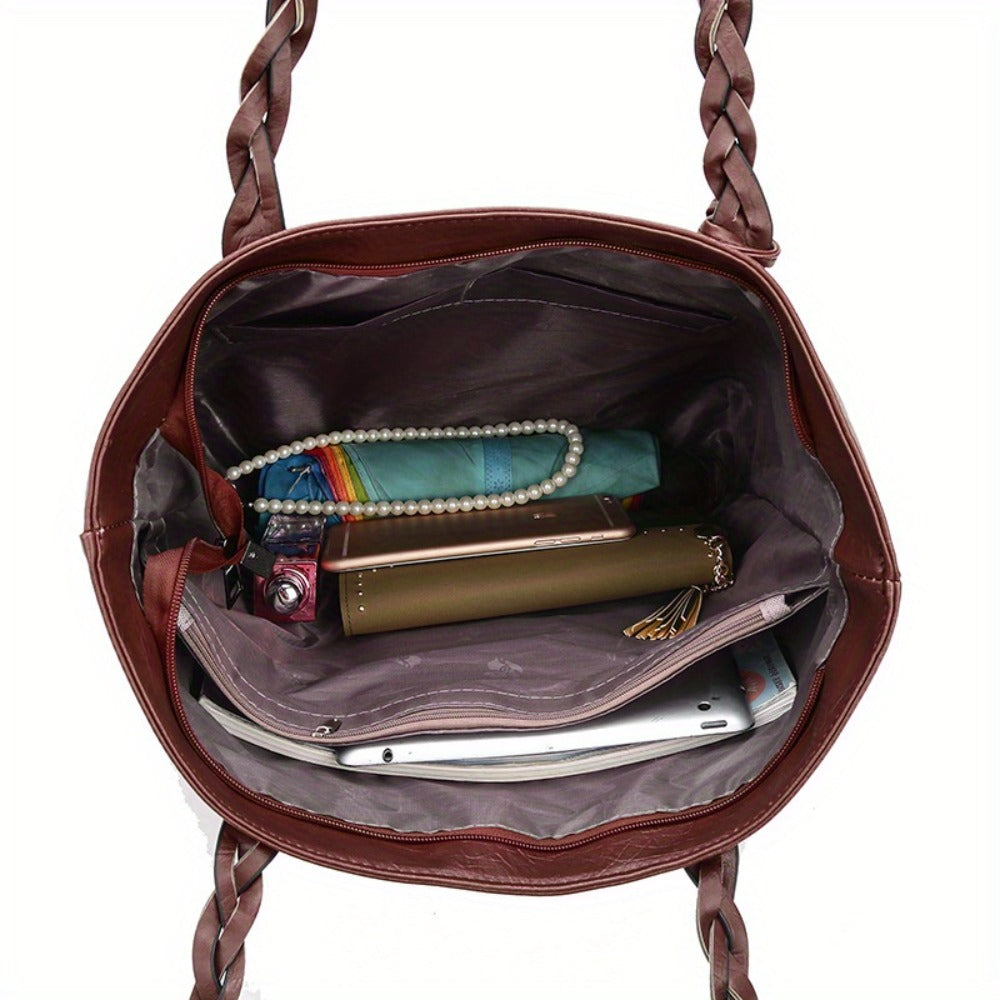 Tote Bag for Women – Large Capacity, Fringe Large Capacity Minimalist Boho – detail view 7