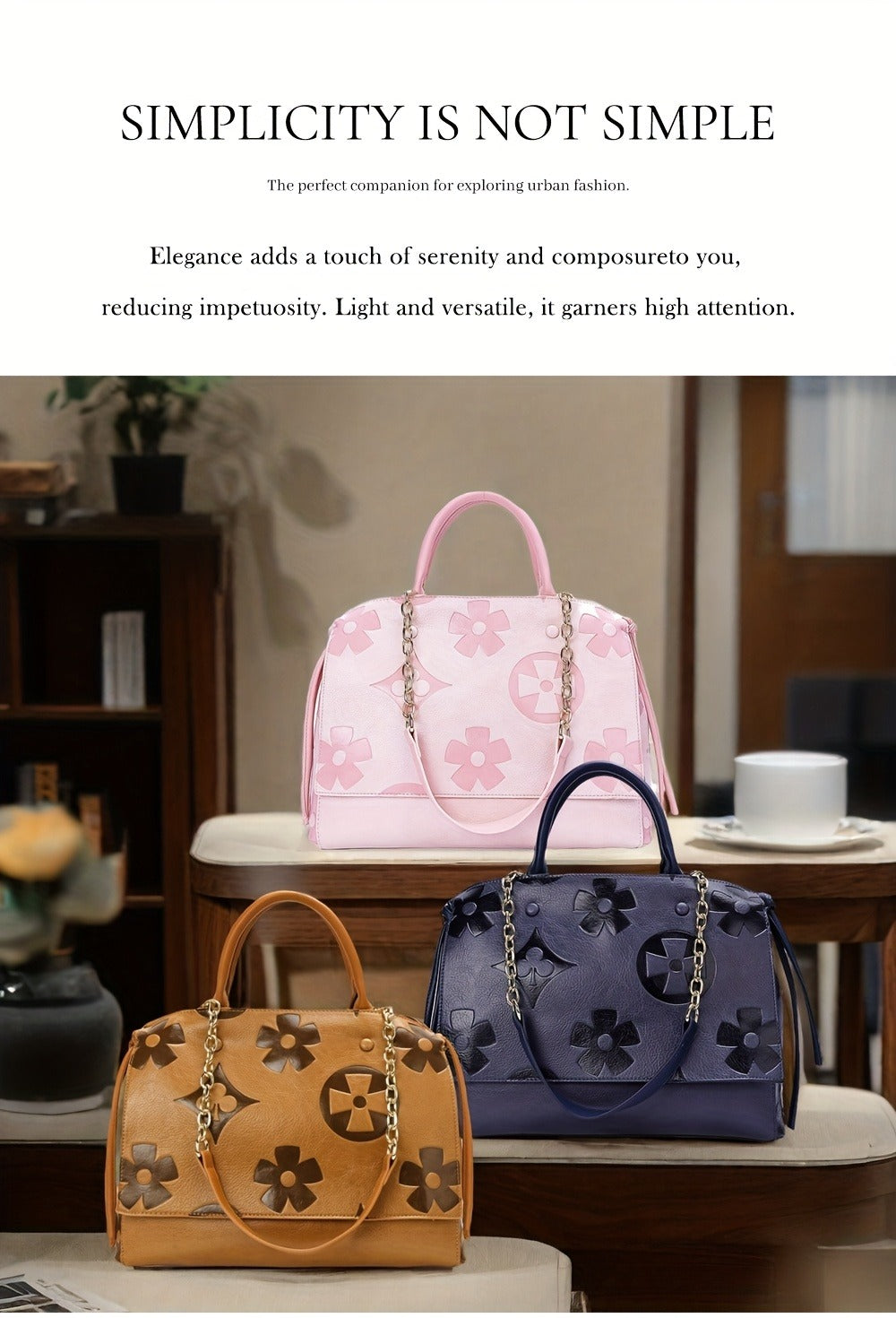 Tote Bag for Women – Large Capacity, for Travel & Work – detail view 17