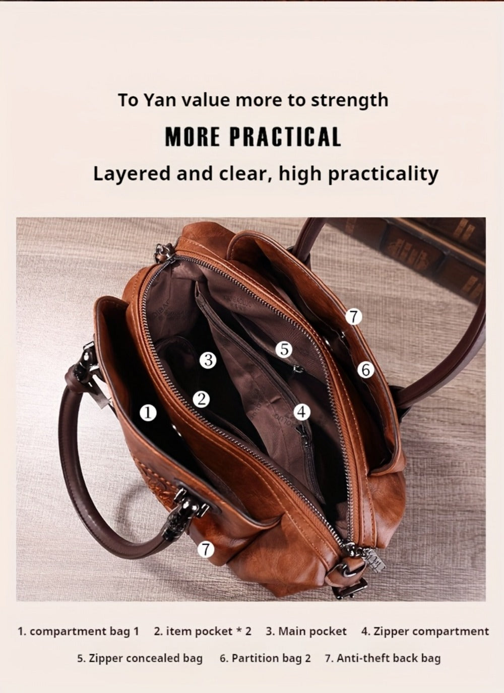 Tote Bag for Women – Large Capacity, for Work – detail view 13