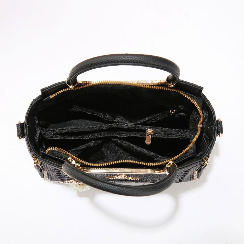Tote Bag for Women – Large Embroidery Thread Texture Vintage – detail view 12