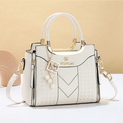 Tote Bag for Women – Large Embroidery Thread Texture Vintage – detail view 22