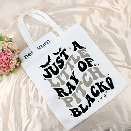 Tote Bag for Women – Lightweight, Just Little Ray Of Pitch – detail view 6