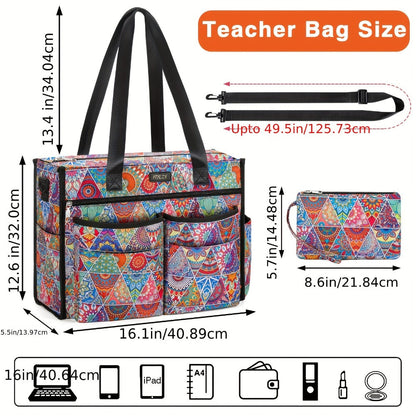Tote Bag for Women – Multi-Pocket, for Work – detail view 2