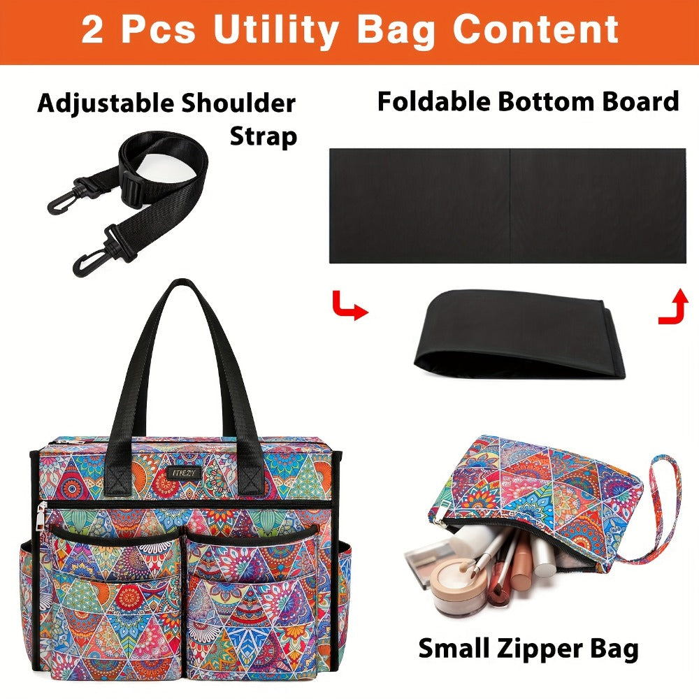 Tote Bag for Women – Multi-Pocket, for Work – detail view 4
