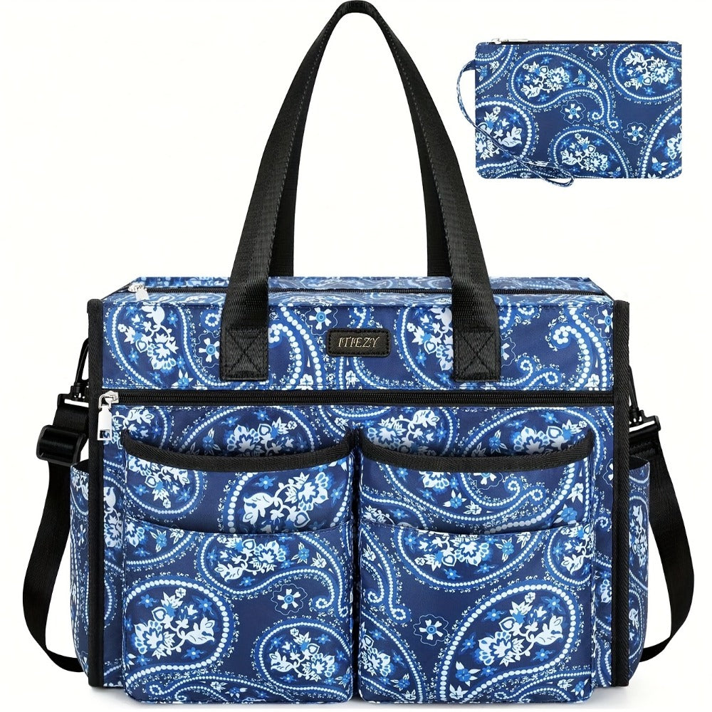 Tote Bag for Women – Multi-Pocket, for Work – front view