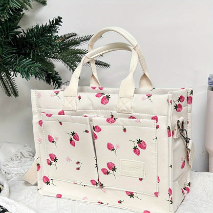 Tote Bag for Women – Multi-Pocket, for Travel & Work – front view