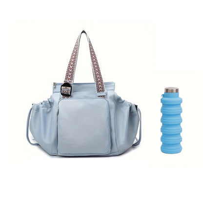 Tote Bag for Women – Nylon, Foldable, Lightweight, Adjustable Strap – front view - product view 11