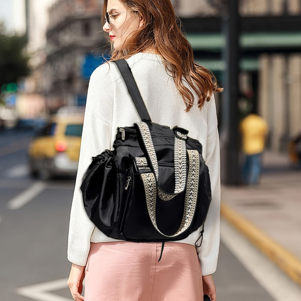 Tote Bag for Women – Nylon, Foldable, Lightweight, Adjustable Strap – detail view 10