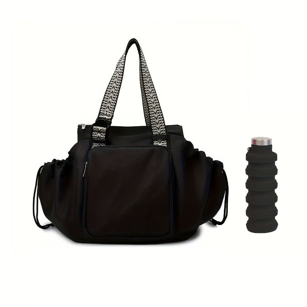 Tote Bag for Women – Nylon, Foldable, Lightweight, Adjustable Strap – front view