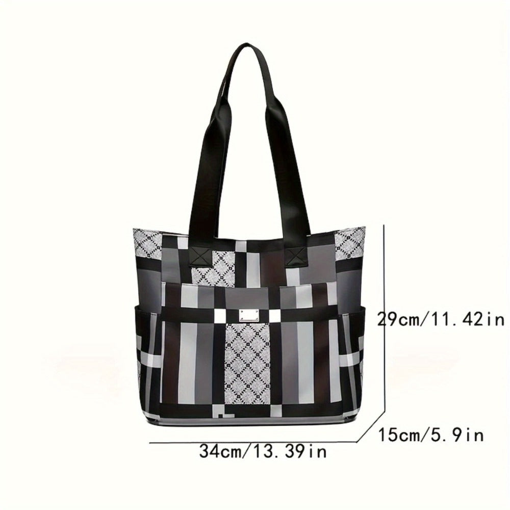 Tote Bag for Women – Nylon, Foldable, Lightweight, Large Capacity – detail view 3