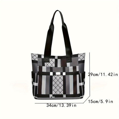 Tote Bag for Women – Nylon, Foldable, Lightweight, Large Capacity – detail view 3