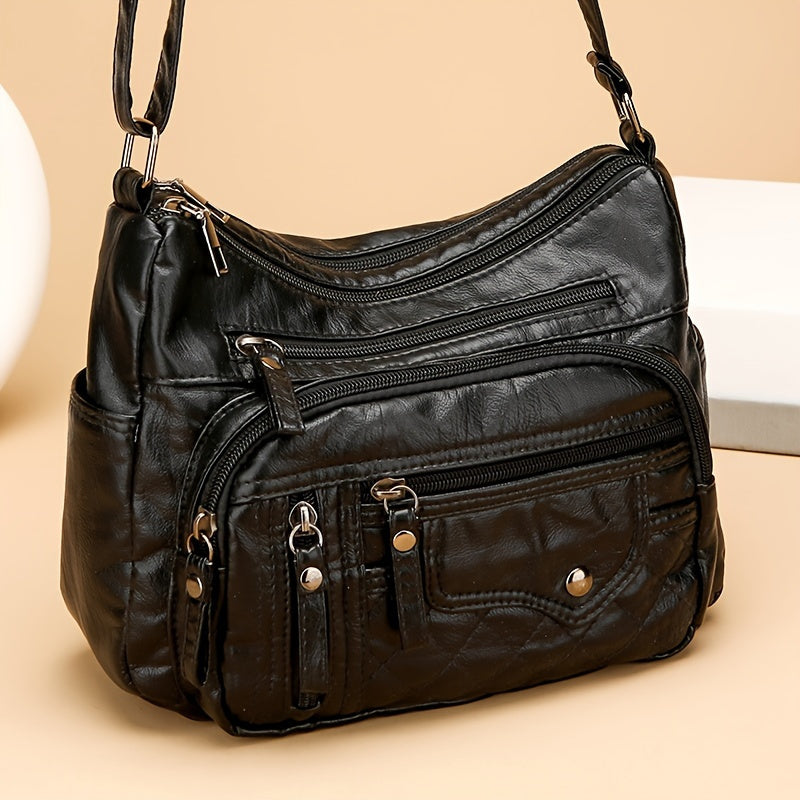 Tote Bag for Women – Nylon, Large Capacity, Anti-Theft, Adjustable Strap – front view - product view 13