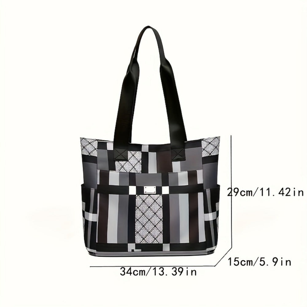 Tote Bag for Women – Nylon, Large Capacity, Lightweight, Foldable – detail view 5