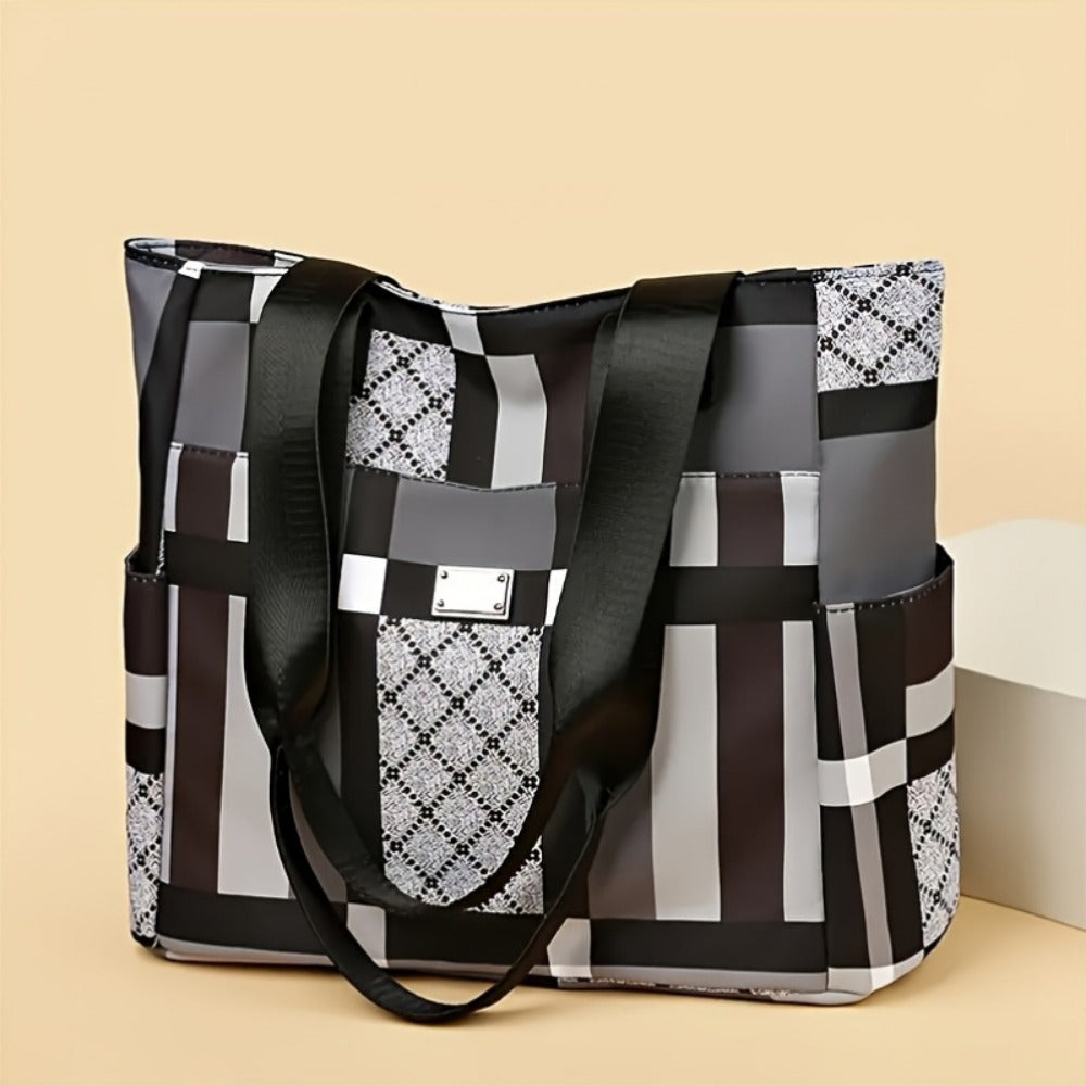 Tote Bag for Women – Nylon, Large Capacity, Lightweight, Foldable – detail view 10