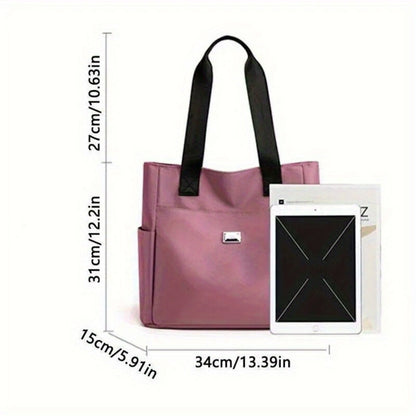 Tote Bag for Women – Nylon, Multi-Pocket, Lightweight, for Travel & Work – detail view 9