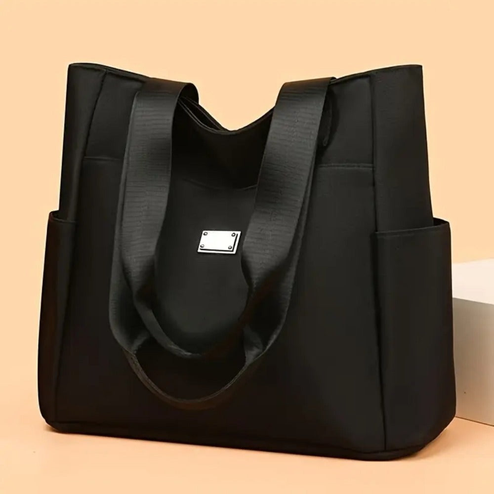 Tote Bag for Women – Nylon, Multi-Pocket, Lightweight, for Travel & Work – front view