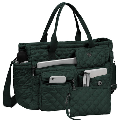 Tote Bag for Women – 6 Colors, Nylon, Quilted, Adjustable Strap – detail view 15
