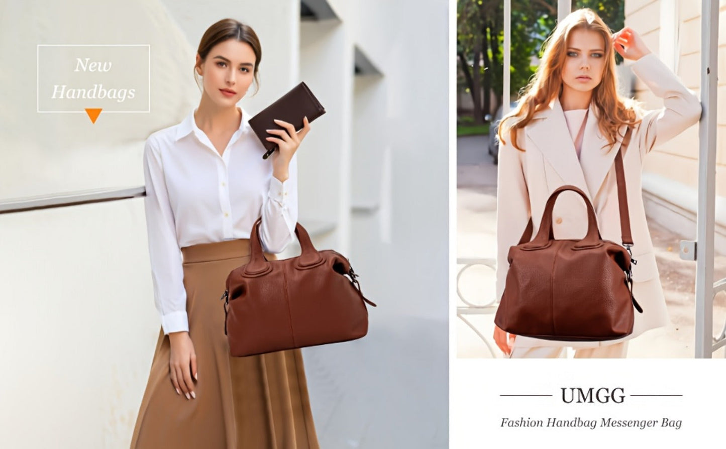 Tote Bag for Women – PU Leather, for Travel & Work – detail view 23