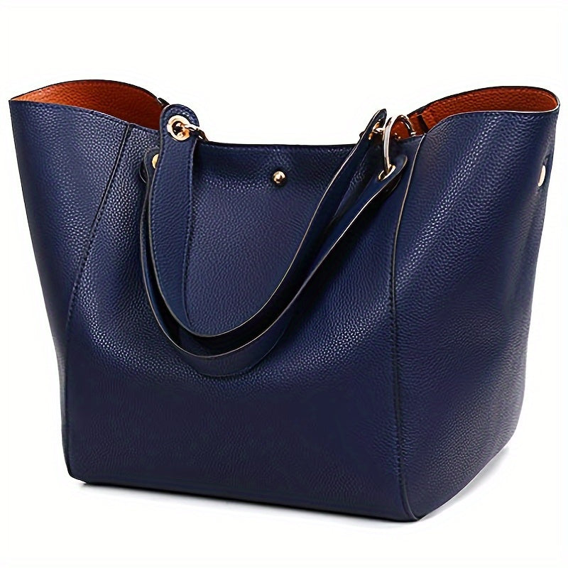 Tote Bag for Women – PU Leather, Large Capacity, for Travel & Work – detail view 3