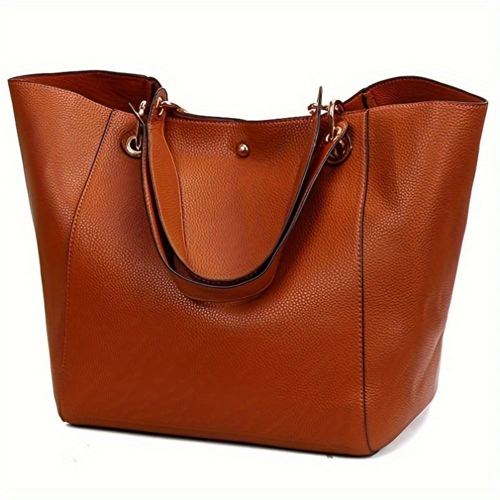 Tote Bag for Women – PU Leather, Large Capacity, for Travel & Work – detail view 12
