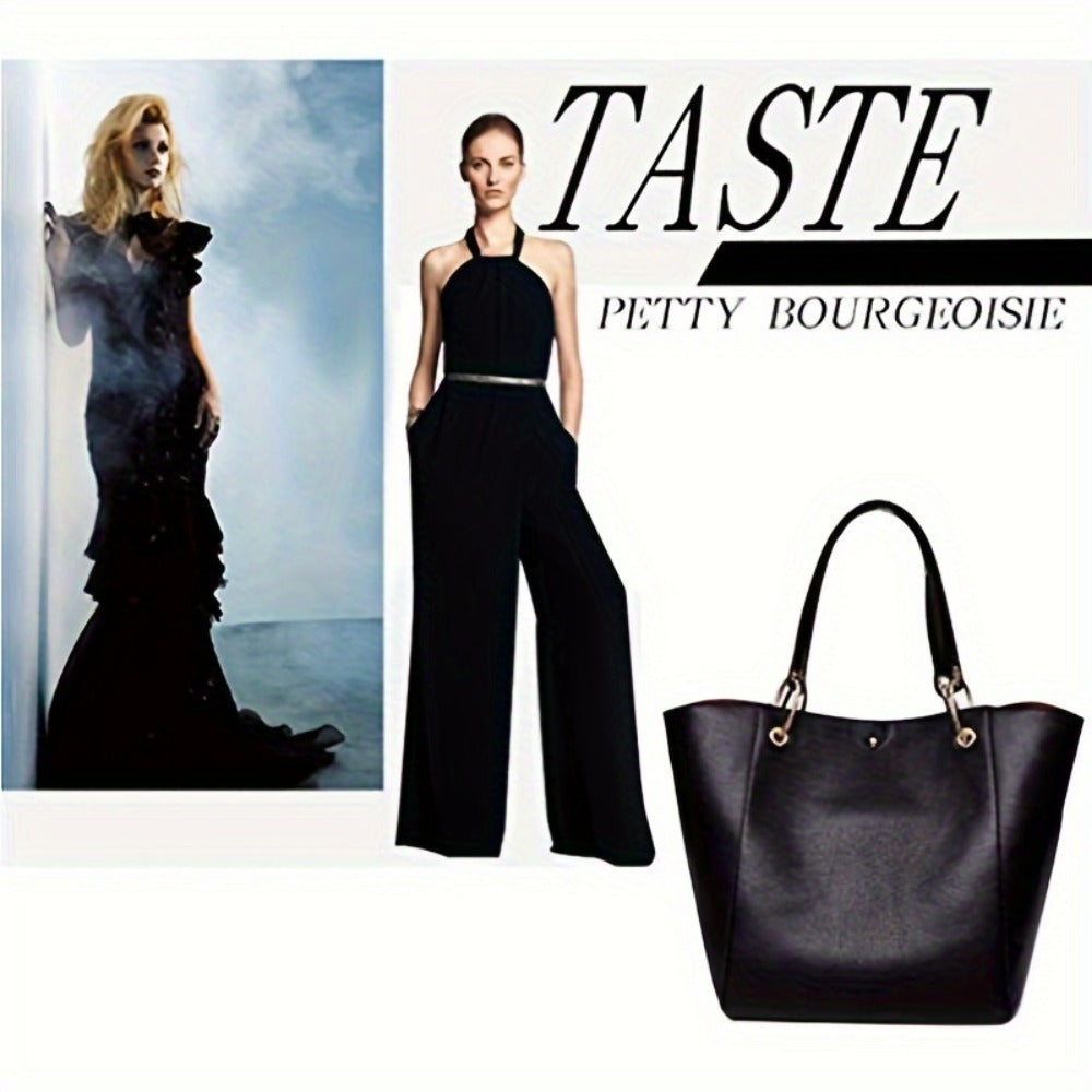 Tote Bag for Women – PU Leather, Large Capacity, for Travel & Work – detail view 13