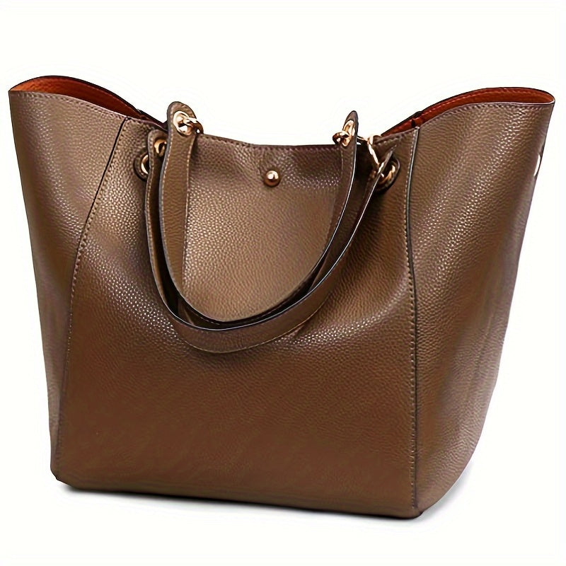 Tote Bag for Women – PU Leather, Large Capacity, for Travel & Work – detail view 19
