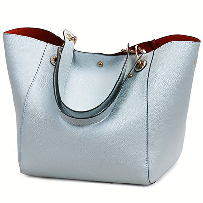 Tote Bag for Women – PU Leather, Large Capacity, for Travel & Work – detail view 5