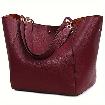 Tote Bag for Women – PU Leather, Large Capacity, for Travel & Work – detail view 20