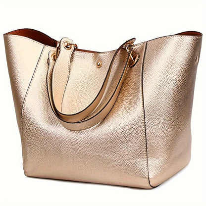 Tote Bag for Women – PU Leather, Large Capacity, for Travel & Work – front view - product view 14