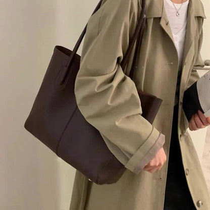 Tote Bag for Women – PU Leather, Large Capacity, for Travel & Work – detail view 11