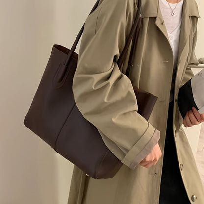 Tote Bag for Women – PU Leather, Large Capacity, for Travel & Work – detail view 14
