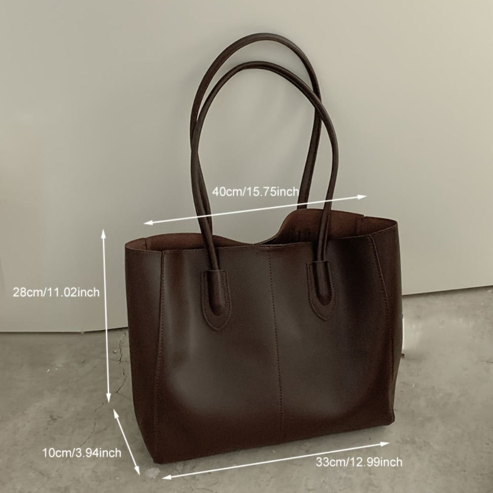 Tote Bag for Women – PU Leather, Large Capacity, for Travel & Work – detail view 2