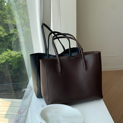 Tote Bag for Women – PU Leather, Large Capacity, for Travel & Work – detail view 4