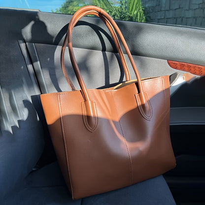 Tote Bag for Women – PU Leather, Large Capacity, for Travel & Work – detail view 5