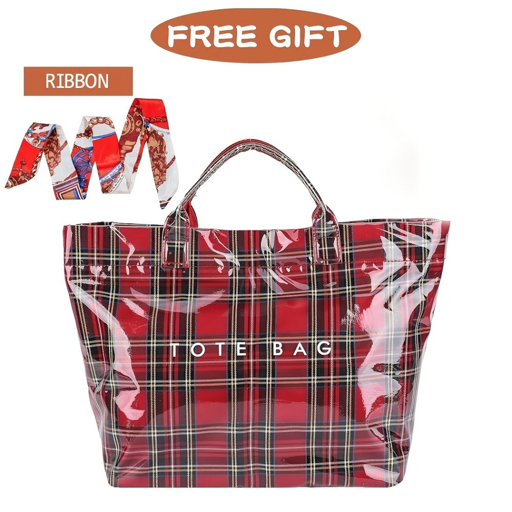 Tote Bag for Women – PU Leather, Large Capacity, for Travel – detail view 10