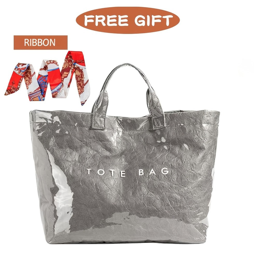 Tote Bag for Women – PU Leather, Large Capacity, for Travel – detail view 6