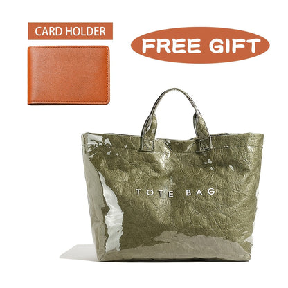 Tote Bag for Women – 9 Colors, PVC, for Travel & Work – detail view 32