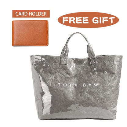 Tote Bag for Women – 9 Colors, PVC, for Travel & Work – detail view 10